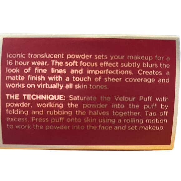 Laura Mercier Translucent Loose Set Powder/puff NIB - Picture 4 of 4